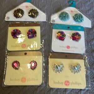 New lot of 6 Lindsay Phillips shoe snaps